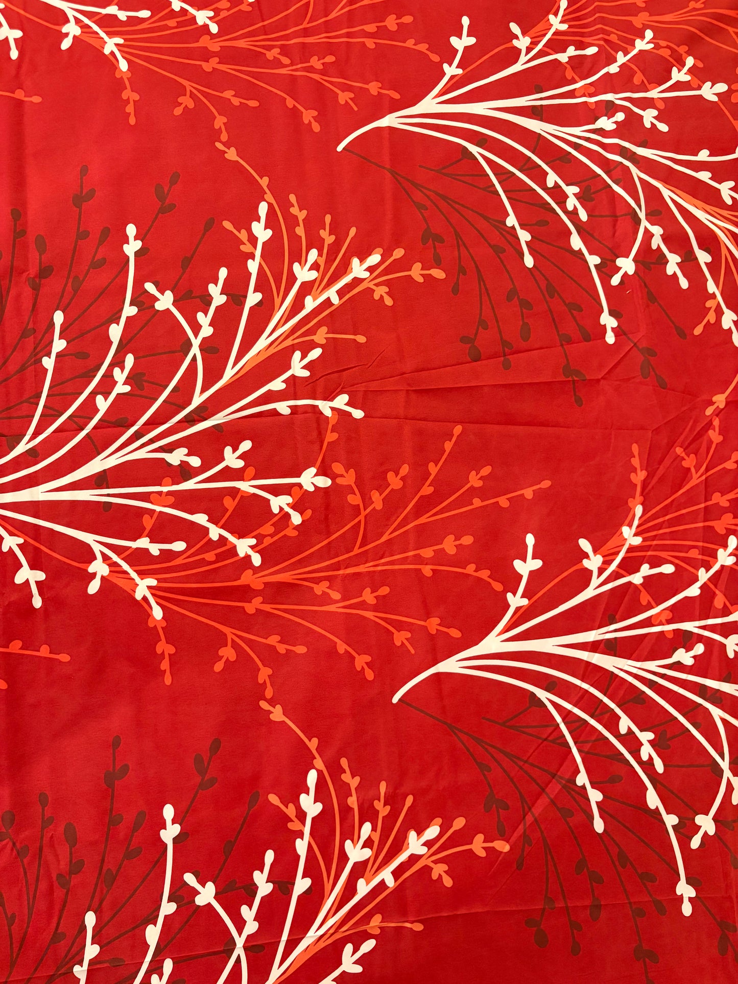 Bloomveil Bed Sheet Classic Red