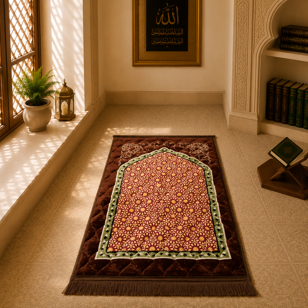 Mataaf Prayer Mat - Brown Rustic