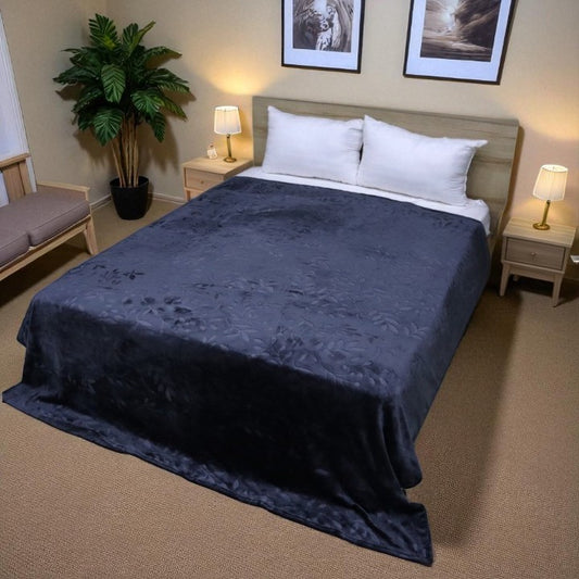 Cloudrest AC Blanket Flannel Double Bed - Grey