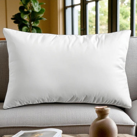 Cloudform White Cotton Pillow