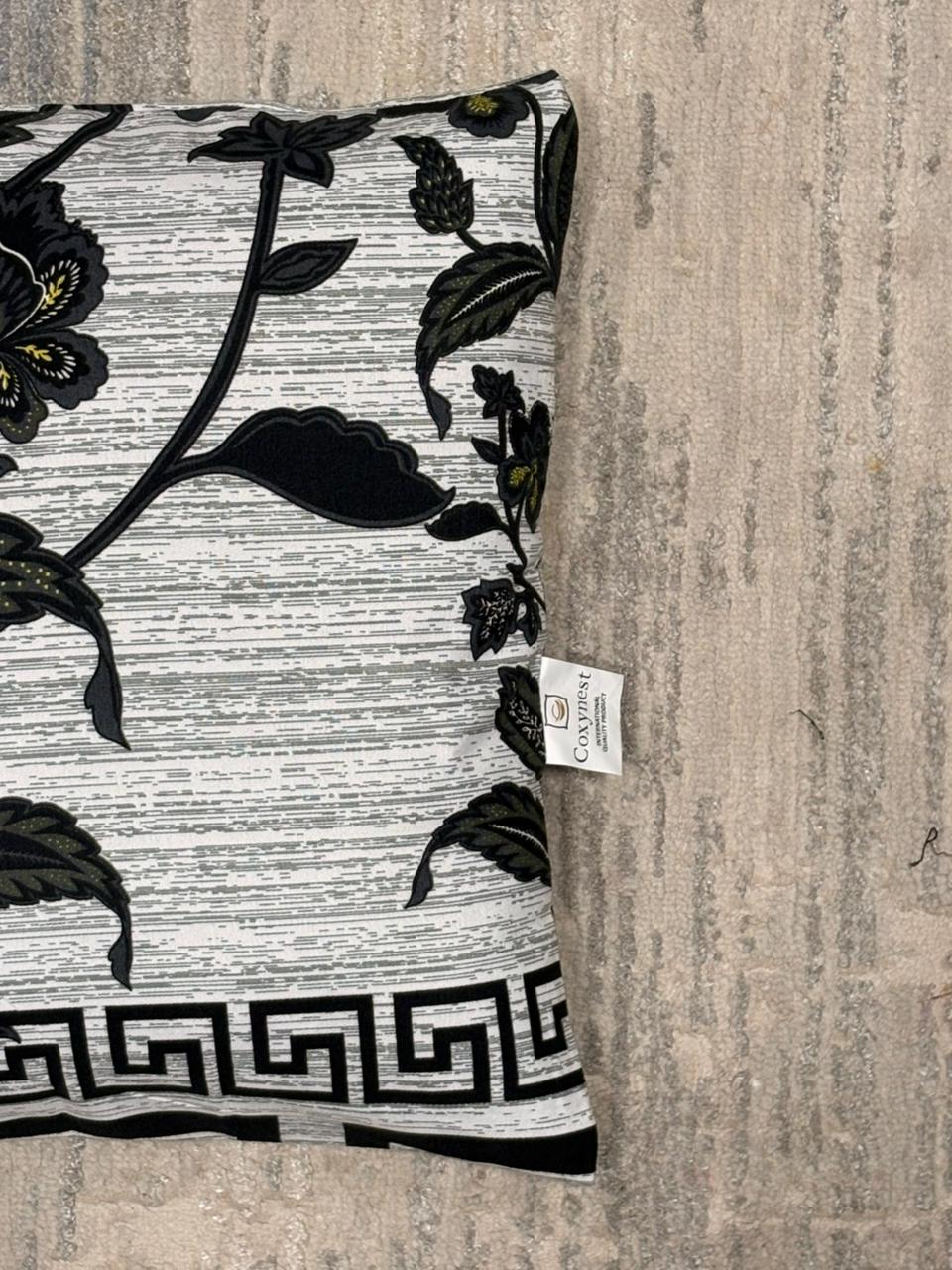 Printed Cushion Covers - WHITE BLOOM