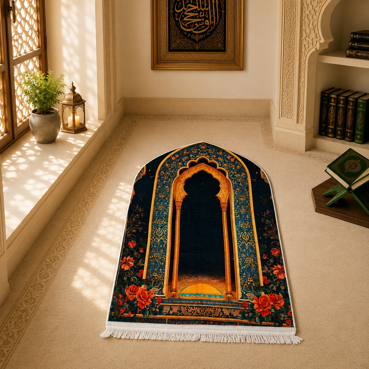 Turkish Prayer Mat - Noor