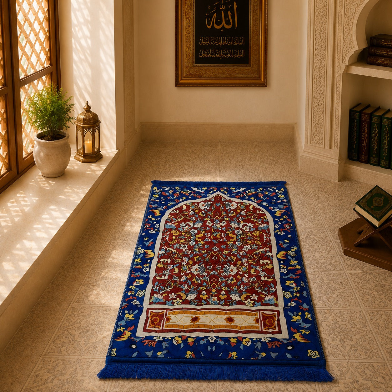 Taqwa Prayer Mat – Barakah Blue