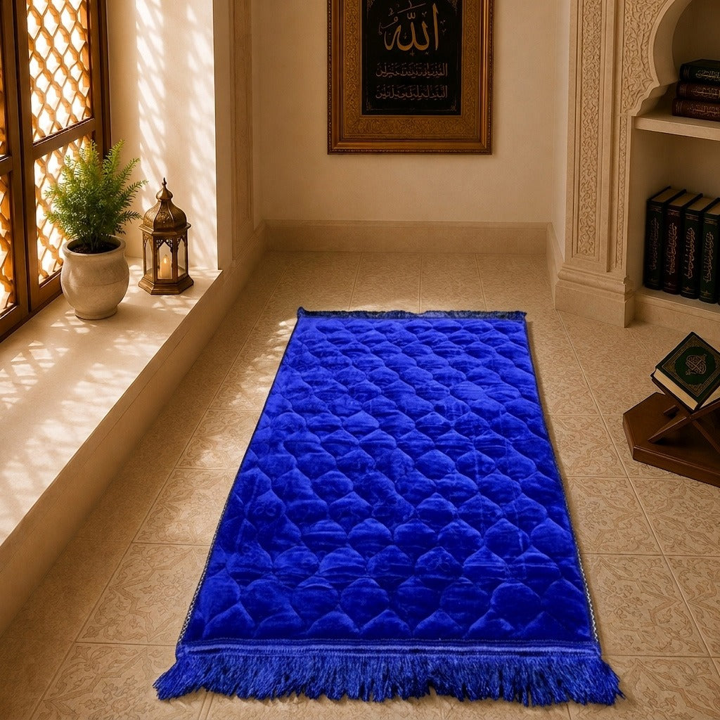 Mataaf Prayer Mat - Navy Blue
