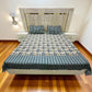 Premium Cotton 4 Pcs Bed Sheets King Size - Monet Stripe