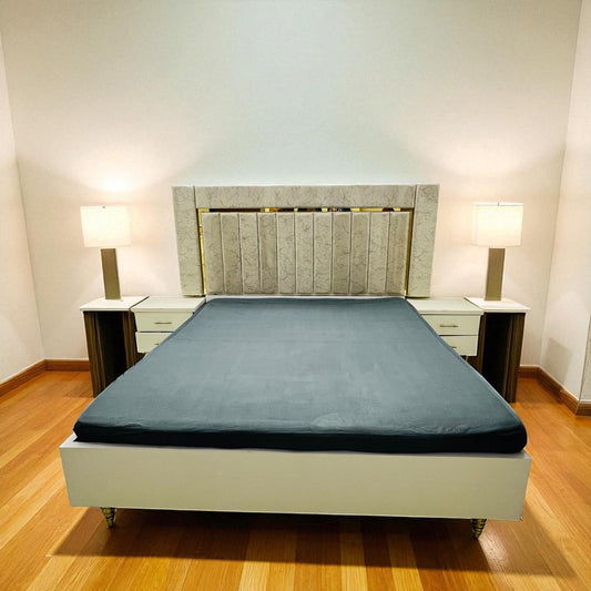 Waterproof Mattress Protector King Size - Graphite Gray