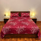 Premium Cotton Bed Sheet Petal Maroon