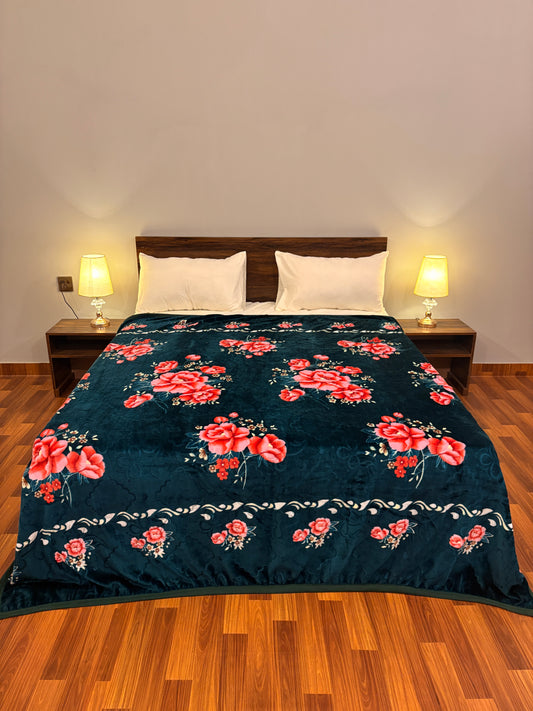 Bloomhaven Ac Blanket Twilight Rose