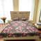 Premium Cotton 3 Pcs Bed Sheets King Size - Pink Garden