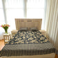 Premium Cotton 3 Pcs Bed Sheets King Size - Navy Bloom