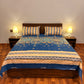 Premium Cotton Bed Sheet Indigo Gold