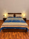 Premium Cotton Bed Sheet Indigo Gold