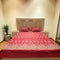 Premium Cotton 3 Pcs Bed Sheets King Size - Cherry Mist