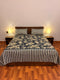 Premium Cotton Bed Sheet Bloom Navy