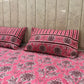Bloomveil  3 Pcs King Size  Bed Sheet - Pink Grace