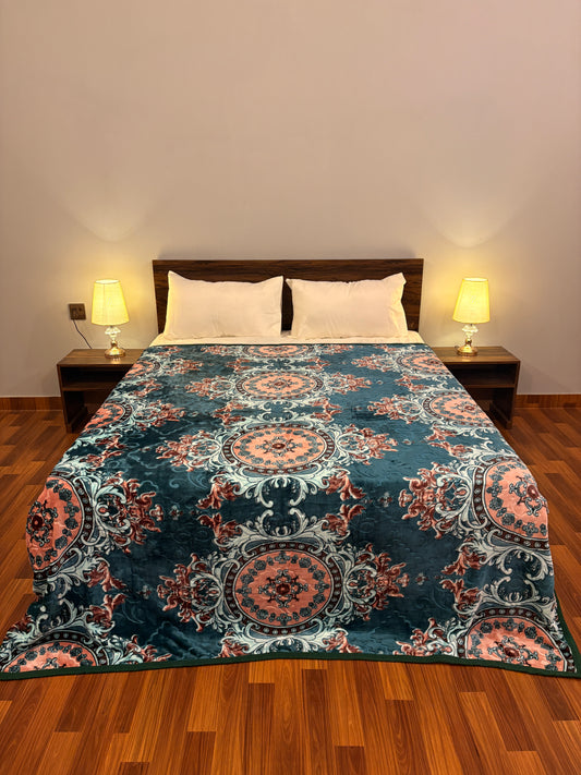 Bloomhaven AC Blanket Ocean Teal