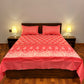 Premium Cotton Bed Sheet Mist Cherry