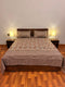 Premium Cotton Bed Sheet Bloom Brown