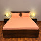 Elegant Fitted Bed Sheet Pink Nest