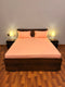 Elegant Fitted Bed Sheet Pink Nest