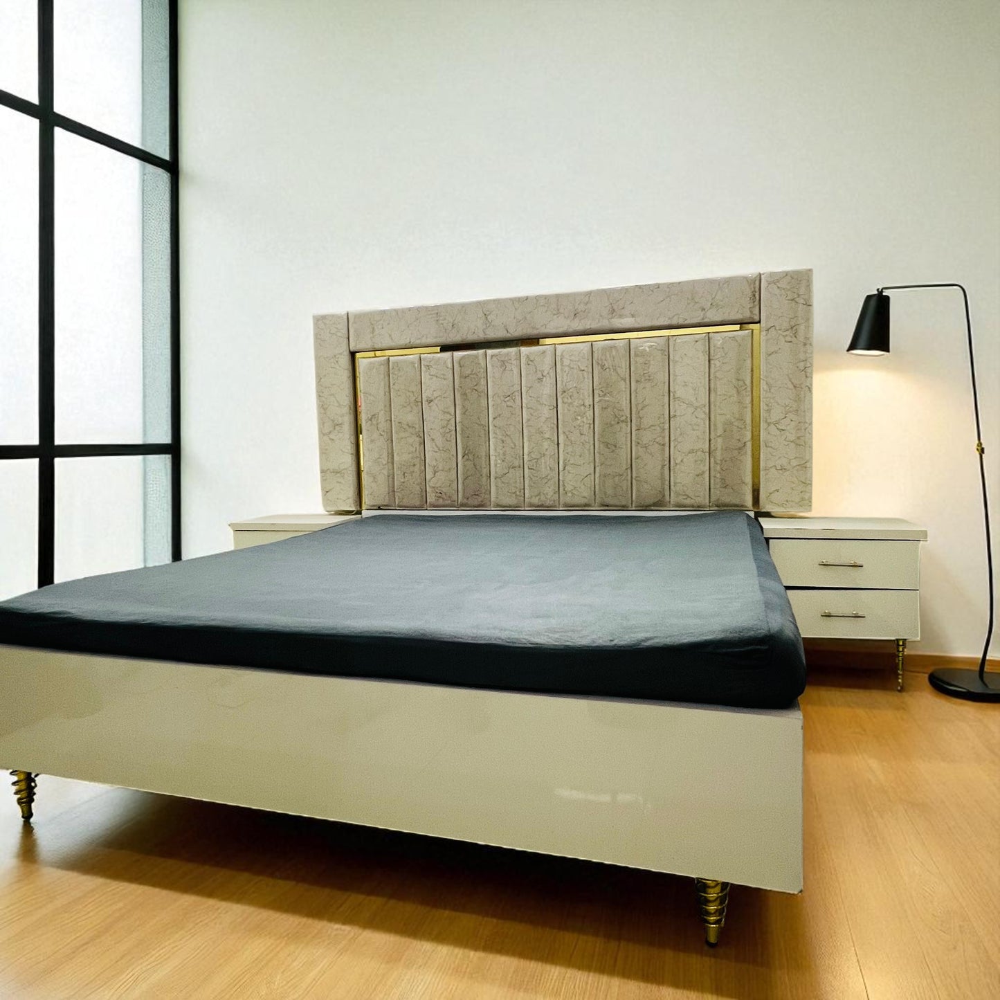 Waterproof Mattress Protector King Size - Graphite Gray