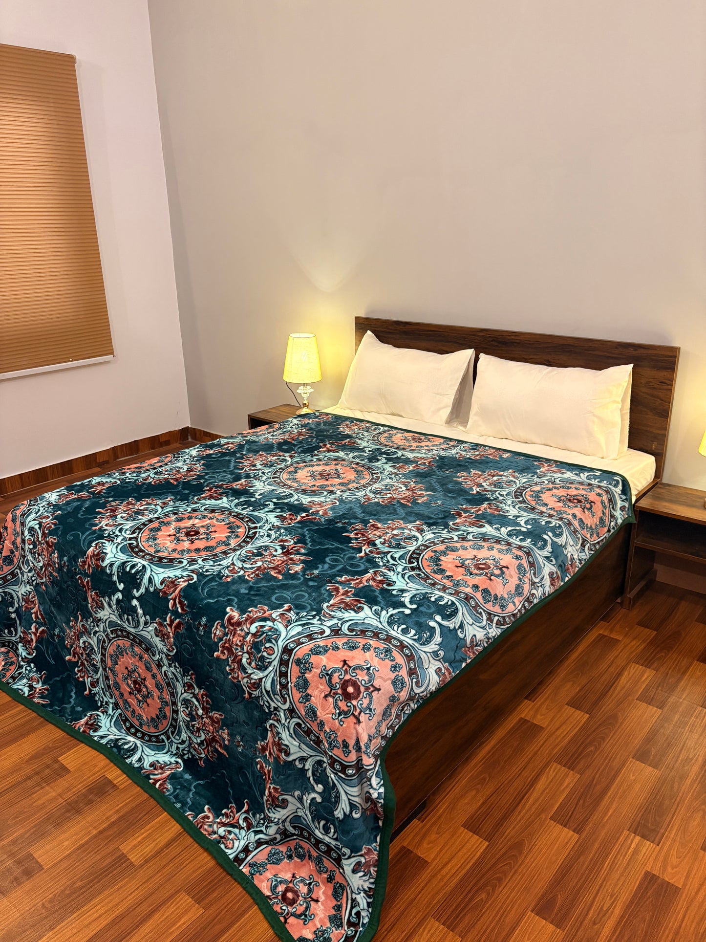 Bloomhaven AC Blanket Ocean Teal