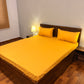 Elegant Fitted Bed Sheet Butter Yellow