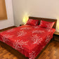 Bloomveil Bed Sheet Classic Red