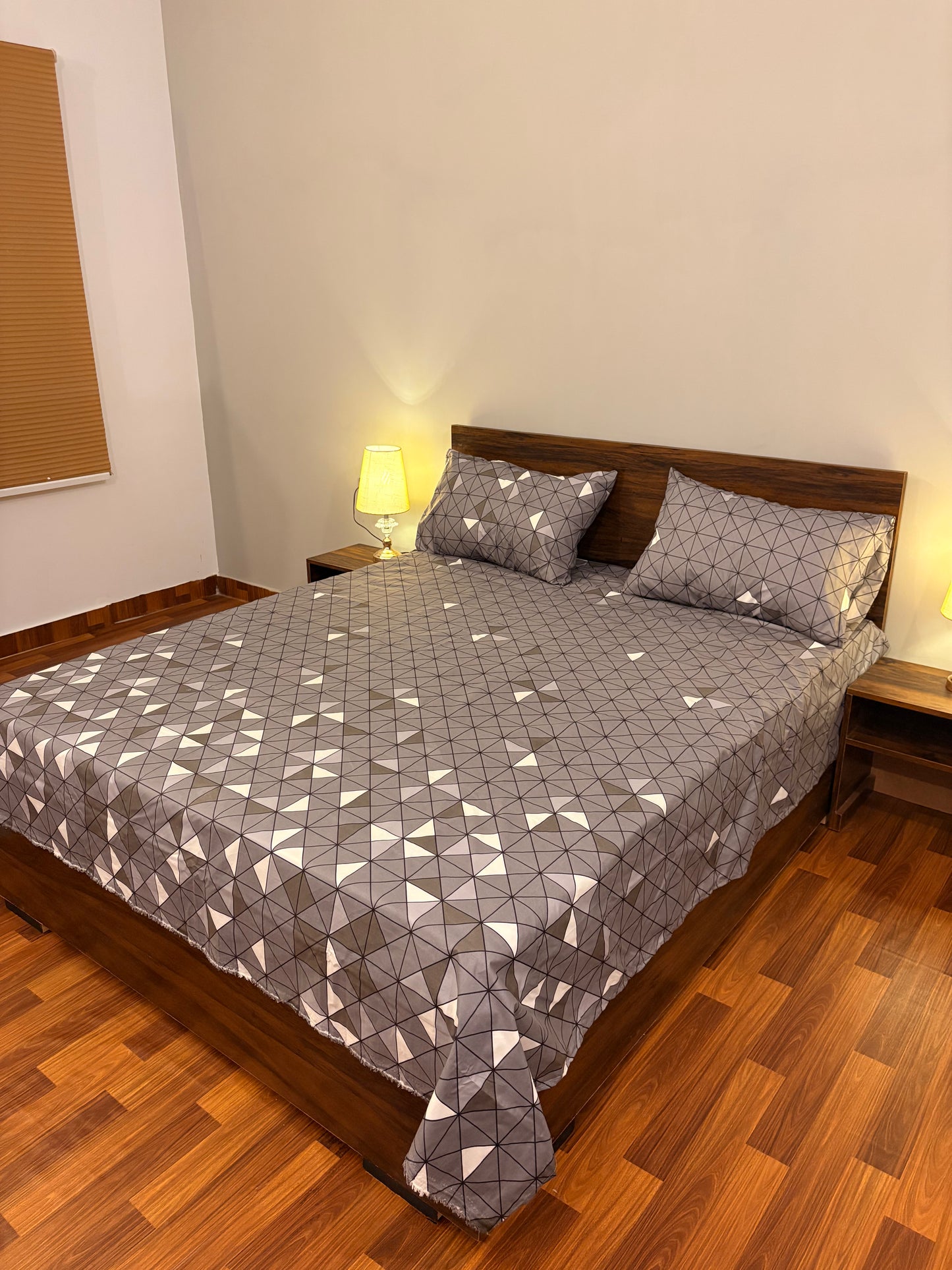 Bloomveil Bed Sheet Star Gray