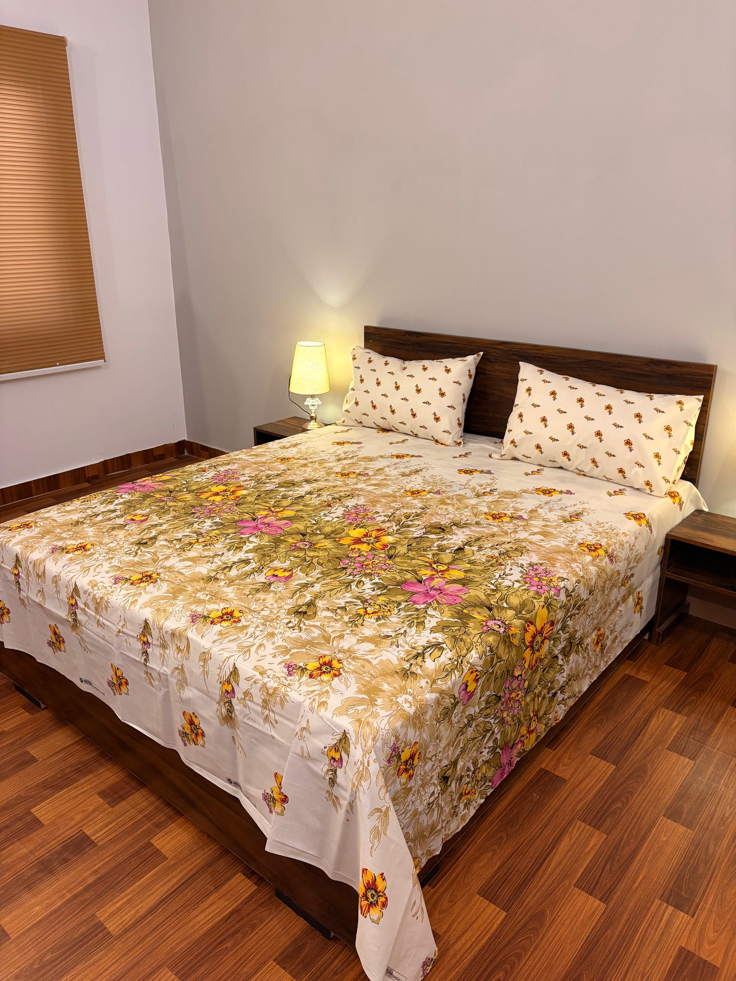 Premium Cotton Bed Sheet Serenade Orchid