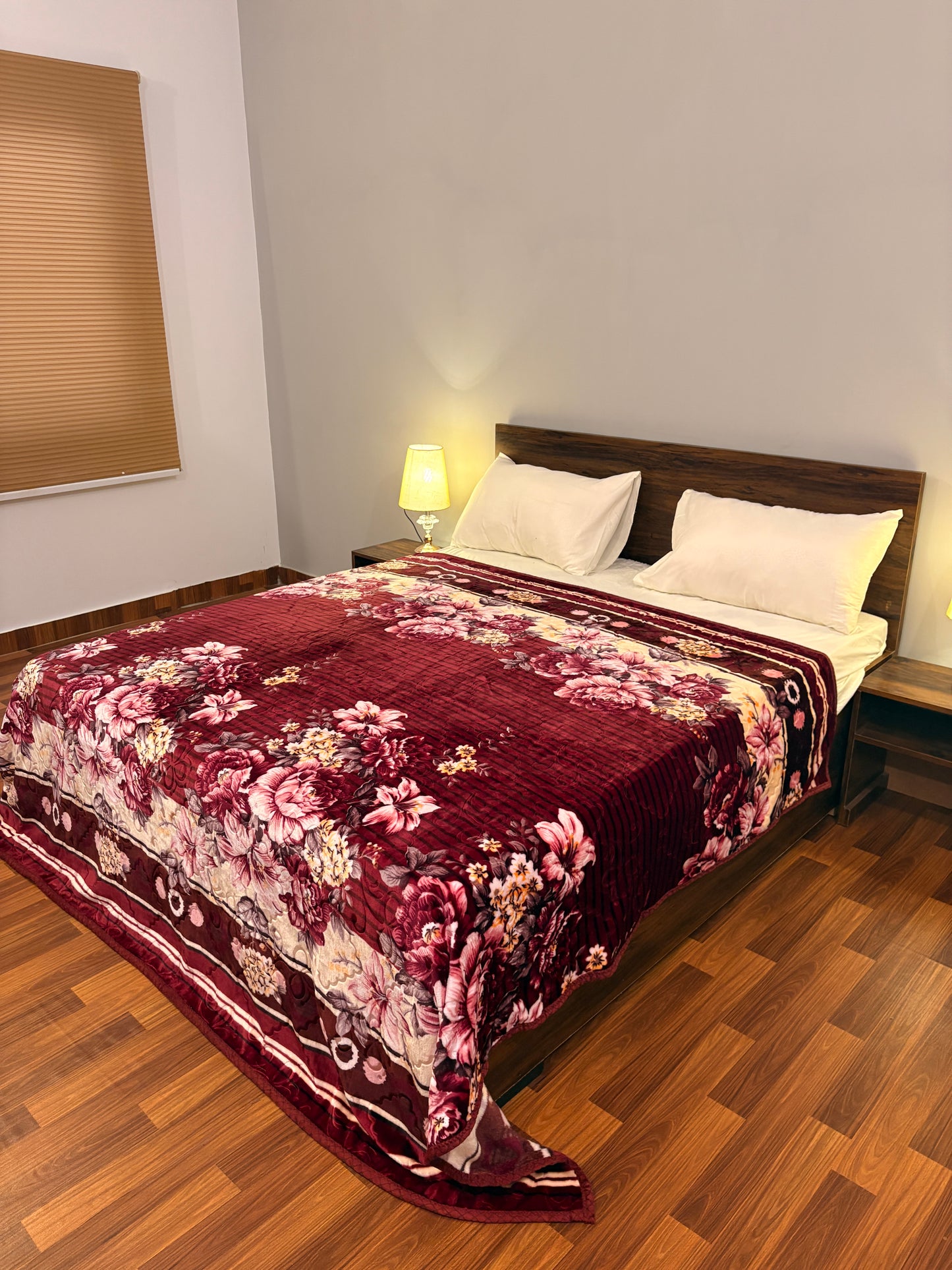 Bloomhaven AC Blanket Crimson Bloom