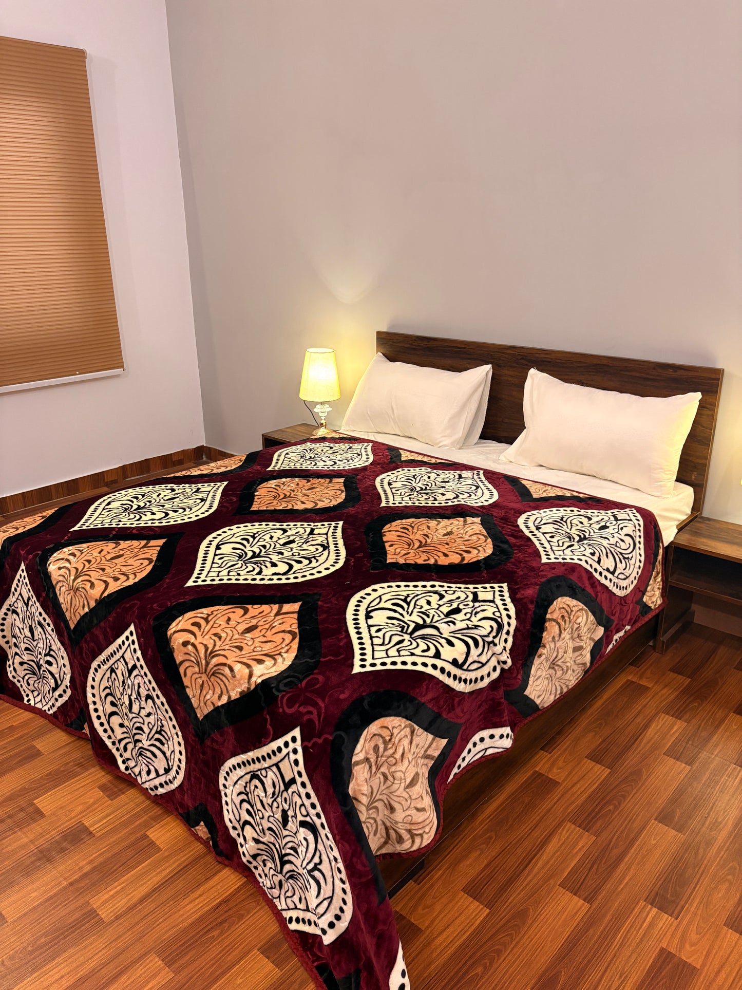 Bloomhaven AC Blanket Midnight Petal