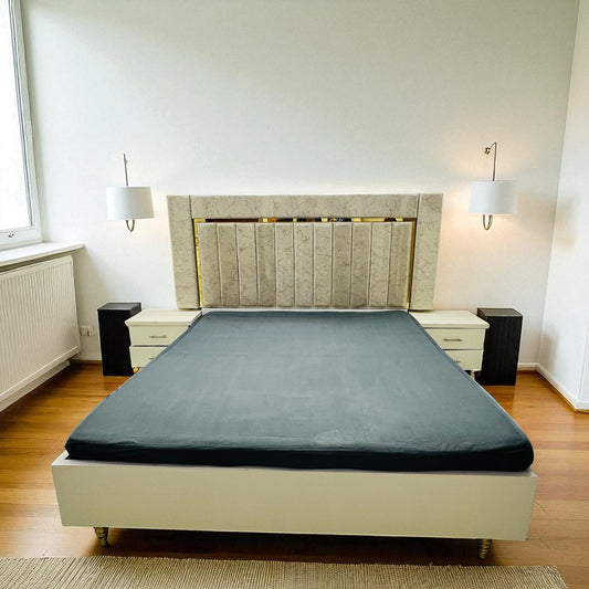 Waterproof Mattress Protector King Size - Graphite Gray