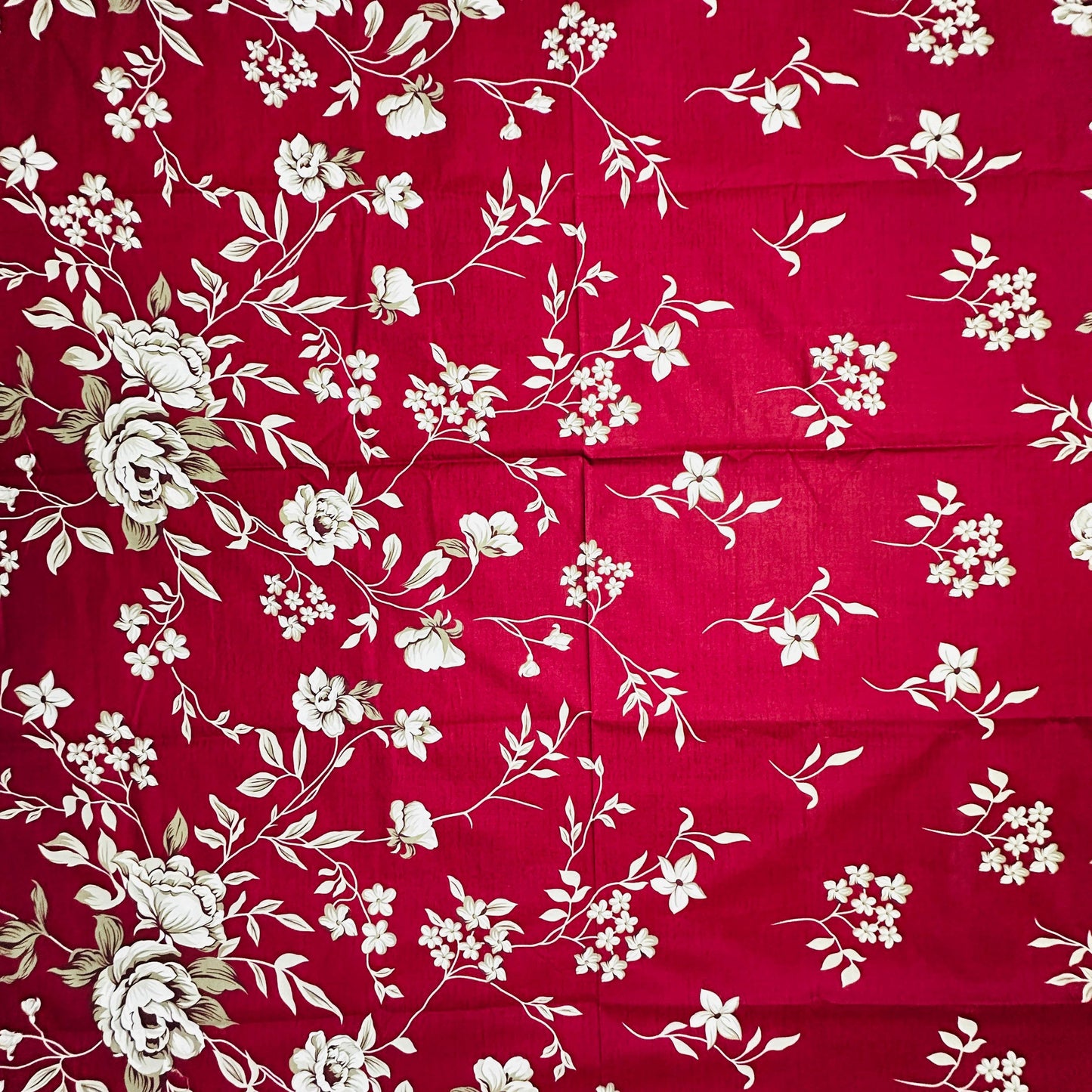Premium Cotton 4 Pcs Bed Sheets King Size - Rosewood Chant