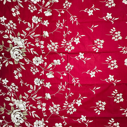 Premium Cotton 4 Pcs Bed Sheets King Size - Rosewood Chant