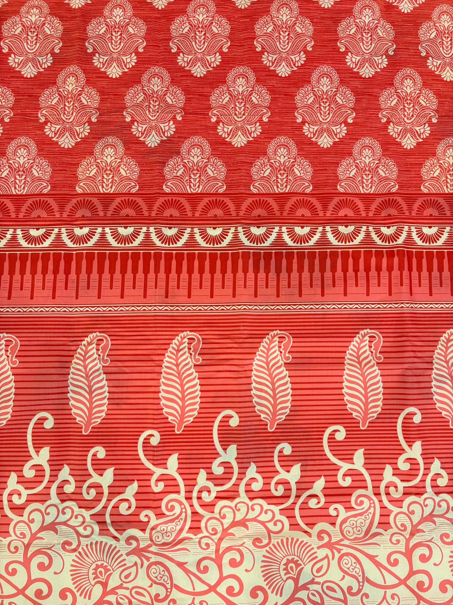 Premium Cotton Bed Sheet Mist Cherry