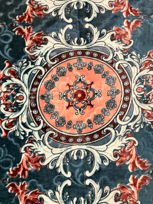 Bloomhaven AC Blanket Ocean Teal