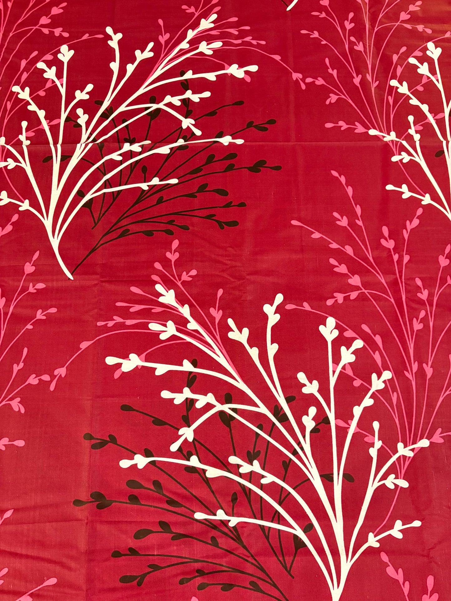 Premium Cotton Bed Sheet Petal Maroon