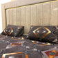 Bloomveil  3 Pcs King Size  Bed Sheet - Bronze Onyx