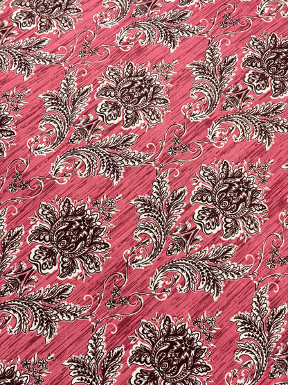 Bloomveil  3 Pcs King Size  Bed Sheet - Pink Grace
