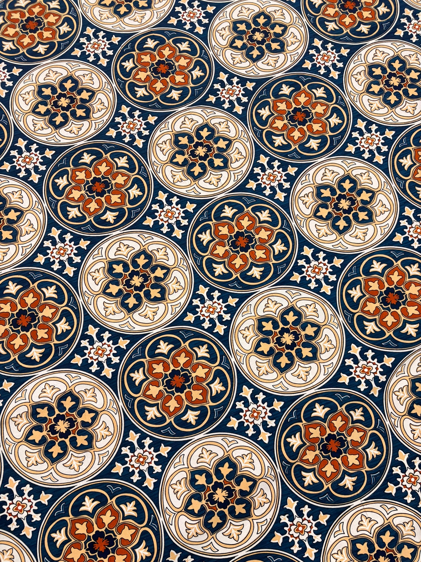 Bloomveil  3 Pcs King Size  Bed Sheet - Navy Palace