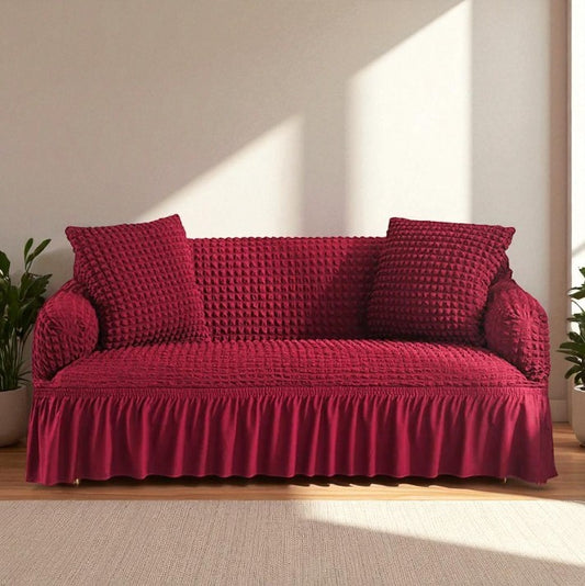Ottoman Embrace Turkish Sofa Cover - Burgundy