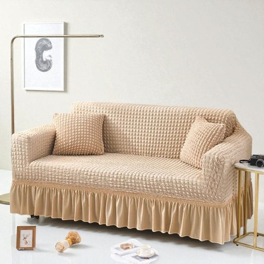 Ottoman Embrace Turkish Sofa Cover - Beige