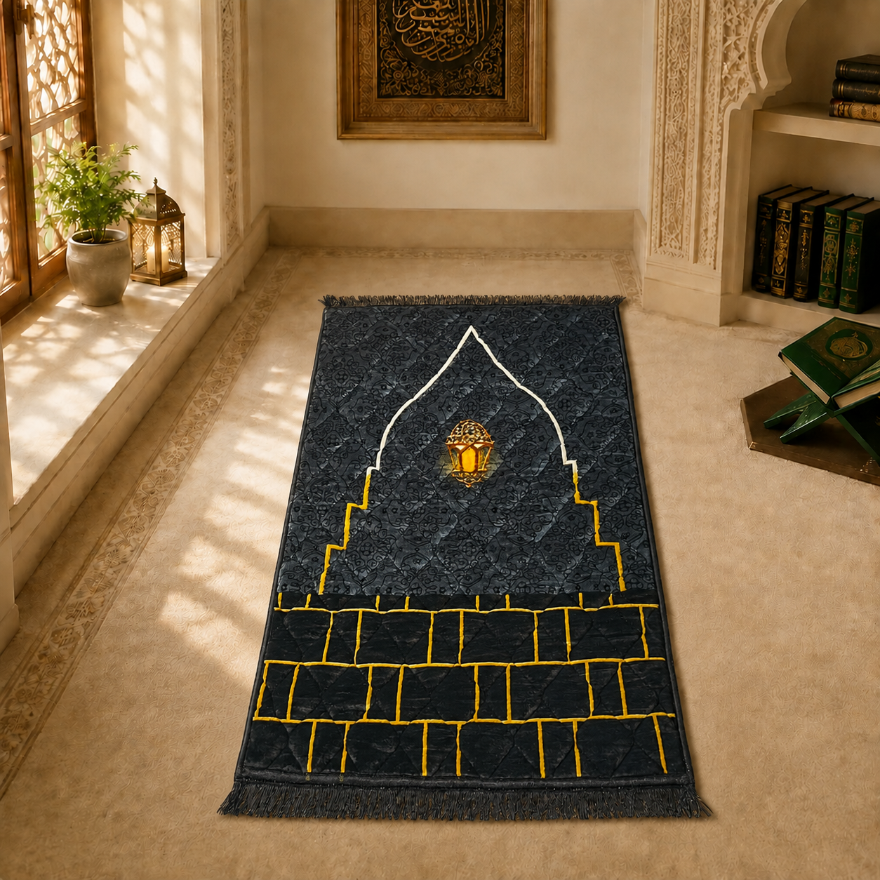 Mataaf Prayer Mat –  Dark Majesty