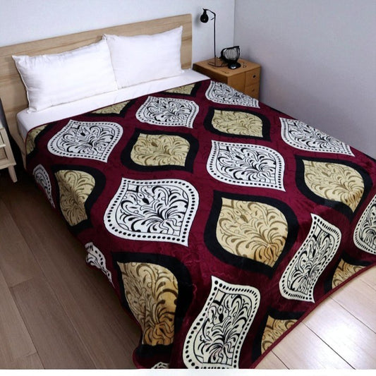 Bloomhaven Ac Blanket - Midnight Petal