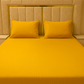 Elegant Fitted Bed Sheet King Size - Buttermilk Yellow