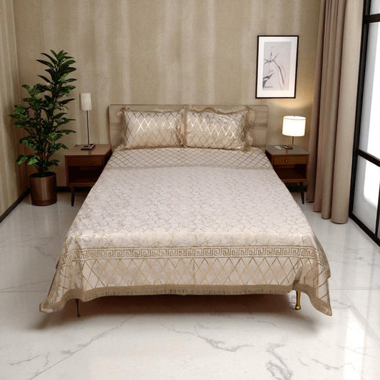 Haven Luxe 3 Pcs Bed Set King Size - Cream