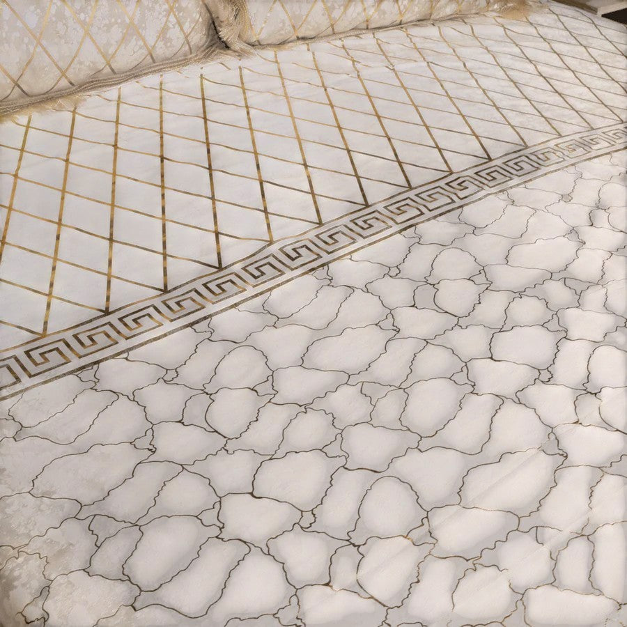 Haven Luxe 3 Pcs Bed Set King Size - Cream