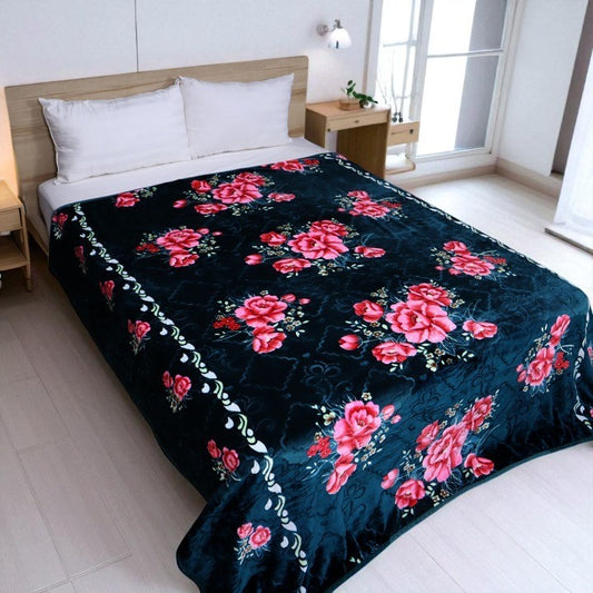 Bloomhaven Ac Blanket - Twilight Rose