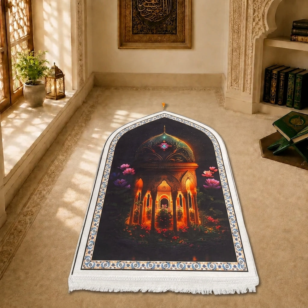 Turkish Prayer Mat - Illuminated Dome